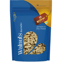 Gujarat Dry Fruit Stores Organic Selected Walnut Kernels (Akhrot Giri), 500 Grams (250G x 2 Pack), Walnuts without Shell, Healthy & Delightful, All Natural, Gluten-Free, No Preservatives, No Additives