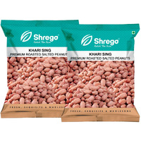 SHREGO Khari Sing Roasted Salted Peanuts, Vacuum Packed (700 Gm)