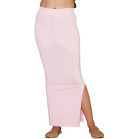 NYKD Seamless Spandex Saree Shapewear for Women Petticoat/Peticote Saree Shapewear, NYSH01, Fuschia Rose, M, 1N