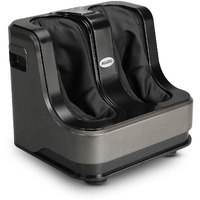 AGARO Rejoice Foot, Calf and Leg Massager with Heat and Vibration, 80W, 4 Motors, Rolling & Kneading Functions for Pain Relief & Improving Blood Circulation, Corded Electric, Grey