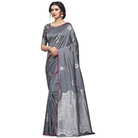 Shiv Textiles Women Banarasi Silk Saree.
