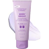 Conscious Chemist Hybrid Lightweight Gel Sunscreen SPF 50 PA ++++ with Water Resistant, Niacinamide, Black Berry Extract | Non-Greasy, No White-Cast | All Skin Types, Cruelty Free | 50 g