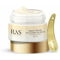 Ras Luxury Oils Super Charge Day Cream with Multivitamin SPF 30 PA++++ Goji Berry & Ceramides | Moisturizer for Glowing Skin with 72HR Hydration | Protection from UVA & UVB | Luxury Skincare | 15gm