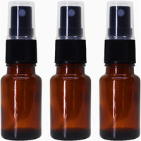 nsb herbals 10 ml Refillable Amber Fine Mist Spray Glass Bottles with Leak Proof Spray Pump for Multipurpose uses for DIY Perfume, Essential Oils, Blends, Aromatic Water, Beauty Products (12)