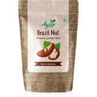 Agile Organic Jumbo Brazil Nuts 250g | Whole, Raw and Unsalted | Immunity Boosting (Brazil Nuts, 250g [Premium | Grade A | Rich in Selenium | Product of Peru])