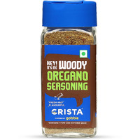 CRISTA Woody Oregano Seasoning | Fresh | Aromatic | Premium Spices & Herbs Blend | Vegan | Trans Fat Free | Cholesterol Free | Zero added Colours, Fillers, Additives & Preservatives | 50 gms