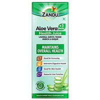 Zandu Aloe Vera Juice with 5 added Herbs, 1 L, Pure and Natural, Ayurvedic Immunity Booster, Good for Digestive Health, Skin Health & Liver Function | No Added Sugar
