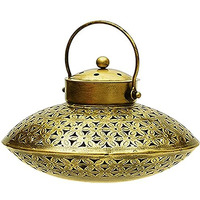 Antique Handicraft Brass Traditional Home Decor Tabletop Cone Incense Burner| Brass Decoration Items for Home, Wall, Gifting, Dewali Decoration Yoga, Meditation, Spiritual Devotion (Only Degchi)