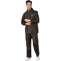 THE CLOWNFISH Mens A-Line Coat Charles Brown 2XL.