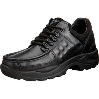 Woodland Mens Black Leather Casual Shoes-9 UK/India (43 EU) -(GC 0863110Y15)