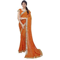 Yashika Woven Georgette Womens Saree (AZ-YS-P1-HARMAN-SHEFALI-YASTIKA-Parent_Orange 01)