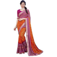 Yashika Woven Georgette Womens Saree (AZ-YS-P1-HARMAN-SHEFALI-YASTIKA-Parent_Purple)