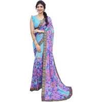 Yashika Woven Georgette Womens Saree (AZ-YS-P1-CHAYA-KIYARA-MAYA-ZUBIYA-Parent_Multicolor)