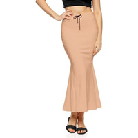 Chetmika Women Saree Shapewear Petticoat (Beige, XXL)