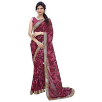 Yashika Woven Georgette Womens Saree (AZ-YS-P1-CHAYA-KIYARA-MAYA-ZUBIYA-Parent_Red 02)