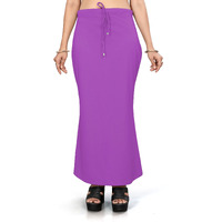 Yashika Present Lycra Saree Shapewear Petticoat for Women||Straight Fit Petticoat Saree Silhouette Shape Wear Dress for Saree|| AZ-YS-OG-Shaper Purple-M