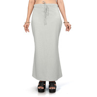 Yashika Present Lycra Saree Shapewear Petticoat for Women||Straight Fit Petticoat Saree Silhouette Shape Wear Dress for Saree|| AZ-YS-OG-Shaper Light Grey-XL