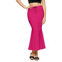Chetmika Women Saree Shapewear Petticoat (Pink, XXL)