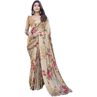 Yashika Womens Elegant Chiffon Saree Set with Blouse Piece - Elevate Your Style with This Trendy Ensemble! (AZ-YS-P1-DIPTI MUSTARD)
