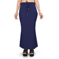 Yashika Present Lycra Saree Shapewear Petticoat for Women||Straight Fit Petticoat Saree Silhouette Shape Wear Dress for Saree|| AZ-YS-OG-Shaper Navy BLUE-3XL