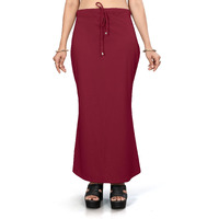 Yashika Present Lycra Saree Shapewear Petticoat for Women||Straight Fit Petticoat Saree Silhouette Shape Wear Dress for Saree|| AZ-YS-OG-Shaper Maroon-XXL