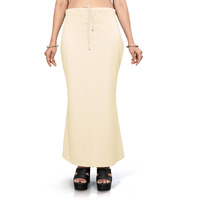 Yashika Present Lycra Saree Shapewear Petticoat for Women||Straight Fit Petticoat Saree Silhouette Shape Wear Dress for Saree|| AZ-YS-OG-Shaper Beige-M