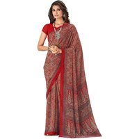 Jaanvi fashion Womens Traditional Printed Georgette Saree With Blouse Piece (raga-georgette-16502-a)