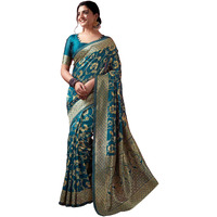 Sugathari Womens Banarasi Saree Pure Kanjivaram Silk Saree Soft new ladies 2023 Design Wear Pattu Sarees Latest Party Sari collections With Blouse Piece for Wedding sadi (SAN PARI-187 RAMA)