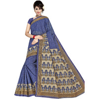 TAMAIRA FASHION Womens Plain Cotton Saree (2338_Blue