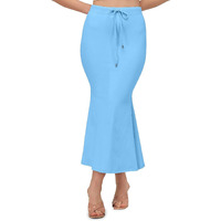 BUYONN Saree Shapewear for Women, Saree Shapewear Petticoat for Women, Lycra Saree Shaper for Saree (2XL, Light Blue)