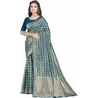 Sugathari Womens Banarasi Saree Pure Kanjivaram Silk Saree Soft new ladies 2023 Design Wear Pattu Sarees Latest Party Sari collections With Blouse Piece for Wedding sadi (SAN PARI-191 MORPITCH)