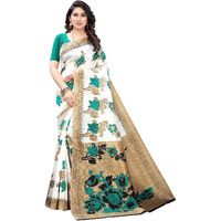 Yashika Womens Art Silk Saree (DYNA Green
