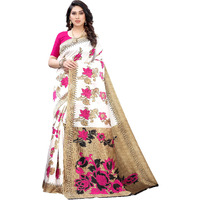 Yashika Womens Art Silk Saree (DYNA Pink