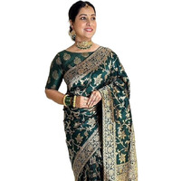 Yashika Woven Banarasi Kanjivaram Cotton Silk Jaquard Womens Saree (AZ-YS-OG-SEVA-Parent_Green)