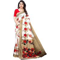 Yashika Womens Art Silk Saree (DYNA RED