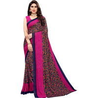 Yashika Womens Jacquard Georgette Standard Length (Namrata Pink