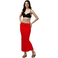 Lycra Saree Shapewear | Petticoat for Women | Cotton Blended Shapewear | Petticoat | Skirts for Women | Shape Wear Dress for Saree Red