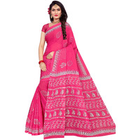 TAMAIRA FASHION Womens Moonga Doria Pure Cotton Saree Without Blouse Piece(1756_Pink)