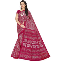 TAMAIRA FASHION Womens Plain Weave Pure Cotton Saree Without Blouse Piece(1654_Pink)