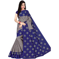 TAMAIRA FASHION Womens Plain Cotton Saree Without Blouse Piece (973_Grey)