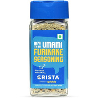 CRISTA Umami Furikake Seasoning a mixed Spices Blend with No Onion No Garlic Zero added Colours, Fillers, Additives & Preservatives 40 gms