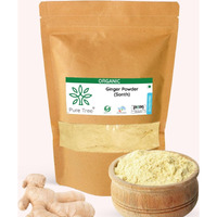 Pure Tree Certified Organic Adrak Powder | 250 g | Sonti Podi Dry Ginger Powder, Sonth Powder - Saunth | Allam Powder Ginger Root Powder For Cooking | Gluten Free Sukku Podi