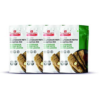 Tanawades Smart Food Instant Multigrain Methi Paratha Mix,(Buy 3 Get 1 Free) Ready to Cook, Home Food with Hand Picked Flavours, Pack of 4