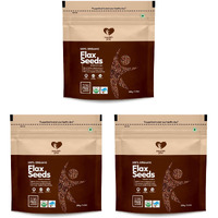 NOURISH YOU Organic Flax Seeds | 450G (Pack Of 3X150 Gm)