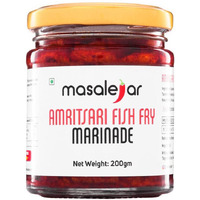 Masalejar Ready to Cook Amritsari Fish Fry Marinade Spice Mix 200 gm Serves 5-6| Fish Masala | Instant Fish Fry Masala Tikka Paste | Just Mix & Cook | Cholesterol Free | Trans Fat Free | No added colours