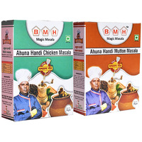 BMHMAGIC MASALA Combo Of Ahuna Handi Chicken And Ahuna Handi Mutton Masala (38X2), 1 Count