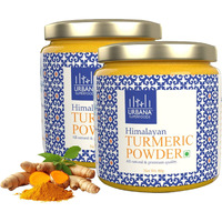 Urbana Superfoods Himalayan High Curcumin Turmeric/Haldi Powder- Color Free, Organic Healthy Spices 2 Packs, 160 g (2 x 80 Grams)
