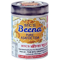 BTCS Beena 100% Pure Hing | Extra Strong Hing | Asafoetida | Kadak Hing | Chemical Free | No Flour Added | Hing Granules | 20gms