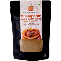 The Mutton Pot Champaran Ahuna Handi Mutton Masala 100g | No Preservatives, No Artificial Colors | Home Cooking Indian Meat Masala | Only 20g Required for 1 Kg Mutton | Shipped Fresh | Curry Mix | Enough to Cook 5 Kg Mutton | Bihars Authentic Recipe | Easy to Cook Ahuna Mutton Gravy with Authentic Spices | Mutton Masala | Desi Meat Masala | No Need to Add Any Other Masala