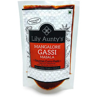 Lily Auntys Mangalore Gassi Masala | Quantity - 75g | Mangalorean Curry Paste | Ideal for chicken, fish, prawns, veg curries| Made with Sunflower Oil | Ingredient Type: Vegetarian